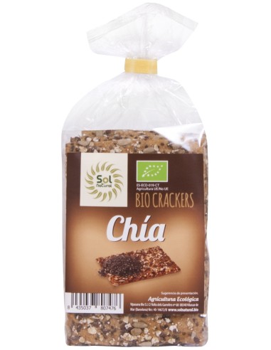 Sol Natural Cracker Con Semillas De Chía Bio 200G