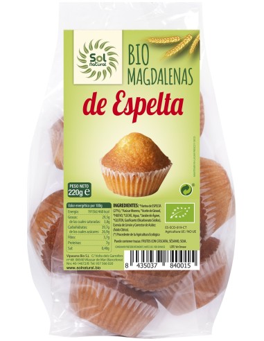 Magdalenas De Espelta Bio 220 G