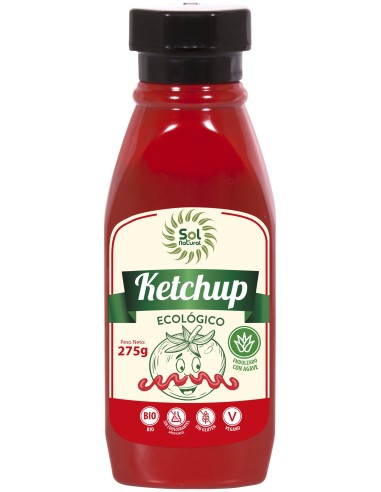 Solnatural Ketchup Eco Sin Gluten Plastico 275 G