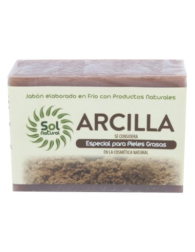 Solnatural Jabon Arcilla Gasa Acne 100G