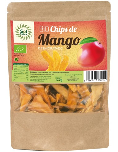 Solnatural Chips Mango Bio 125G