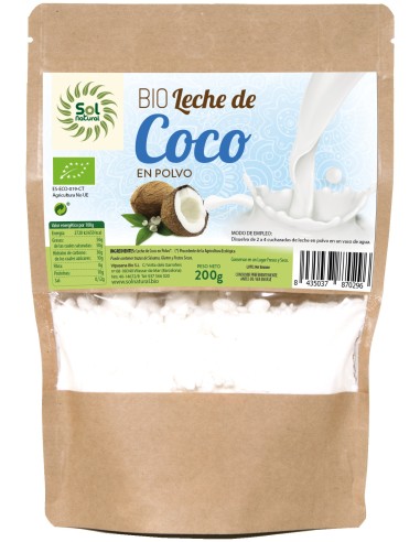 Leche De Coco En Polvo Bio 200 G