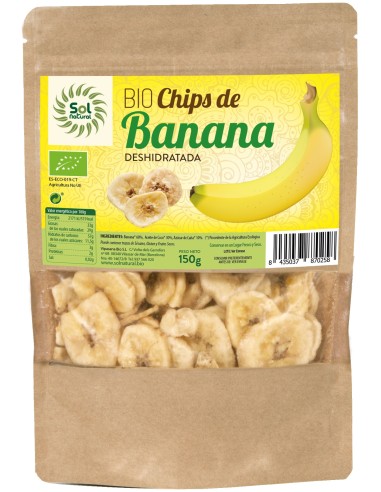 Solnatural Banana Chips Bio 150G