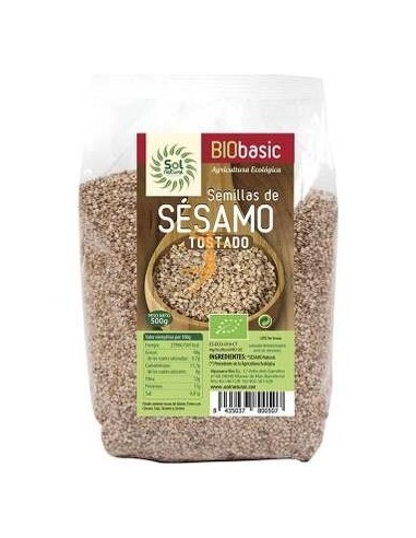 Sol Natural Semillas De Sésamo Tostado Bio 500G