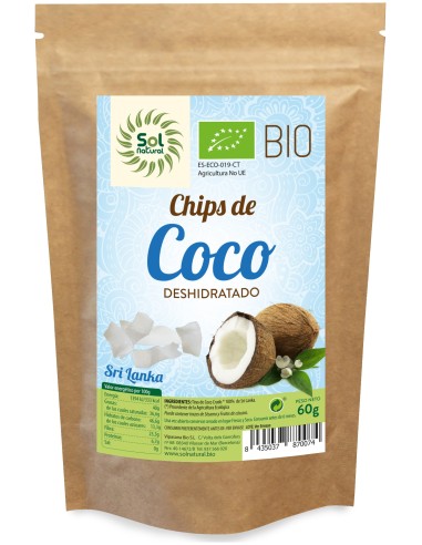 Chips De Coco Bio Sri Lanka 60 G