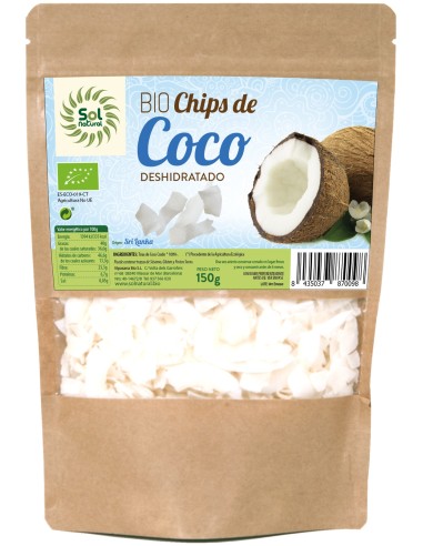 Chips De Coco Bio Sri Lanka Bolsa 150 G