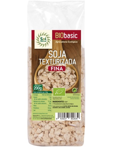 Sol Natural Soja Texturizada Fina Bio 200G