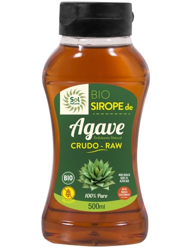 Sol Natural Sirope De Ágave Crudo Raw Bio 500Ml