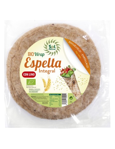 Solnatural Piadina Espelta Burritos Bio 160G