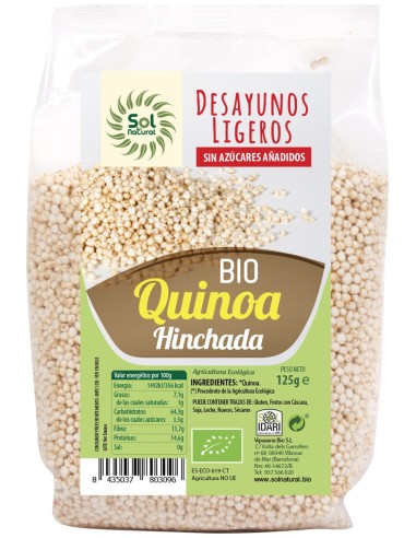 Solnatural Quinoa Hinchada Bio 125G