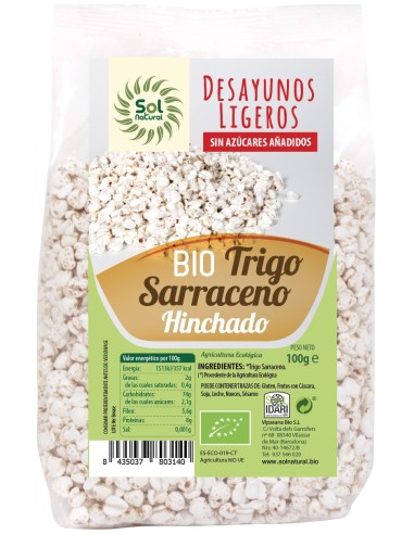 Solnatural Trigo Sarraceno Hinchado Bio 100G