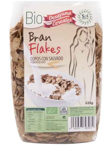 Solnatural Branflakes Salvado Bio 250G