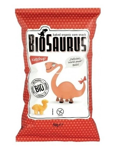 Biosaurus Snack Ketchup Sin Gluten Bio 50G