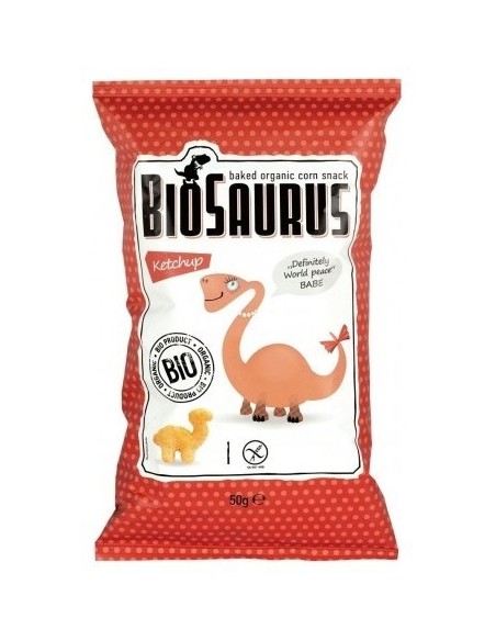 Biosaurus Snack Ketchup Sin Gluten Bio 50G