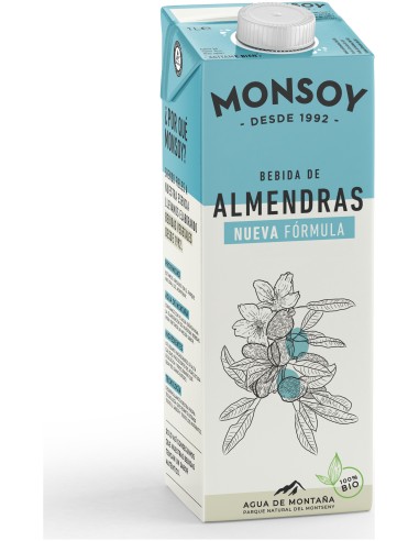 Monsoy Leche De Almendras Bio 1000Ml