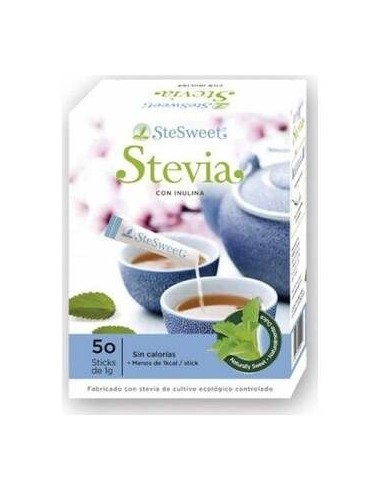 Stesweet Stevia Con Inulina 50 Sticks