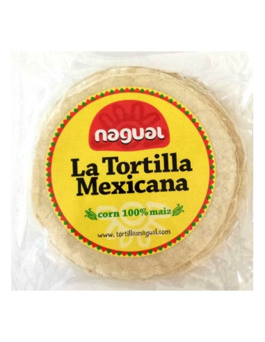 Nagual Tortilla Maiz Blanco Sin Gluten 200G