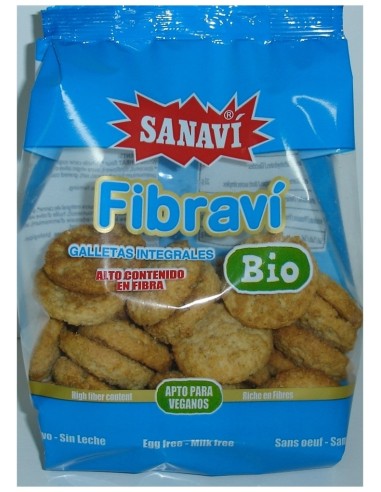 Fibravi Galletas De Fibra Sabor Coco Bio 300 Gr