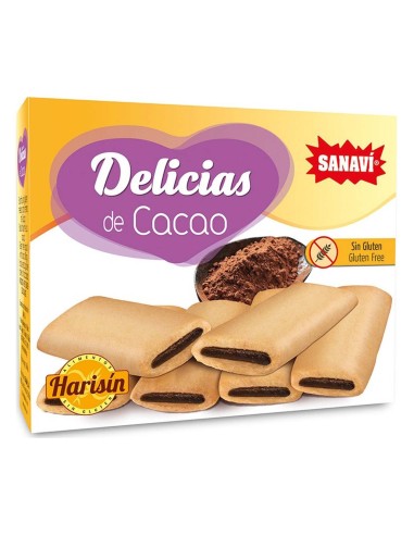 Estuche Delicias Barritas Cacao Sin Gluten 6 Ud