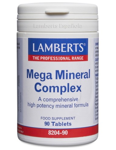 Lamberts Mega Mineral Complex 90 Tabletas