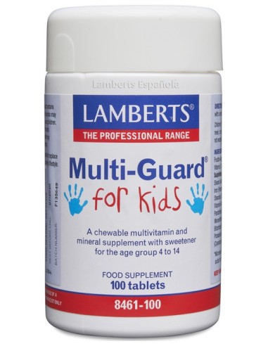 Lamberts Multi-Guard For Kids 100 Tabletas