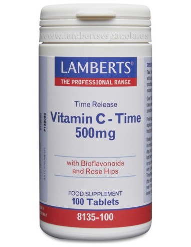 Vitamina C 500 Mg Con Bioflavonoides 100 Tabletas