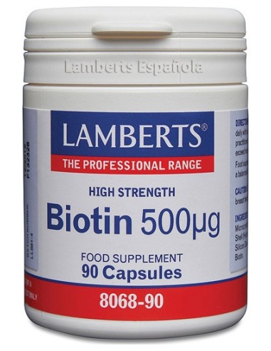 Lamberts Biotin 500Mg 90Cáps