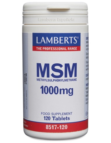 Lamberts Msm 1000Mg 120Tabletas