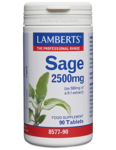 Lamberts Salvia 2500Mg 90Cáps