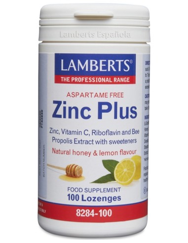 Lamberts Zinc Plus Masticables 100 Comp