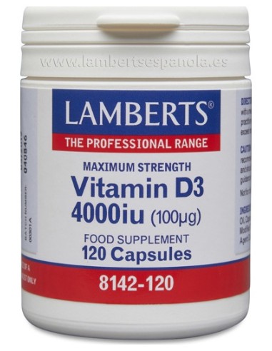 Vitamina D3 4000 Ui (100 G) 120 Caps