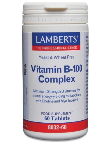 Complejo De Vitaminas B-100 60 Caps