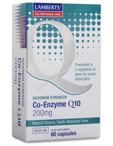 Lamberts Co Enzyme Q10 200Mg 60Cáps