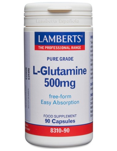 Lamberts L Glutamina 500 Mg90 Cap