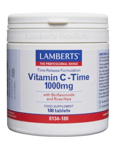 Vitamina C Time Con Bioflavonoides 180 Tabletas