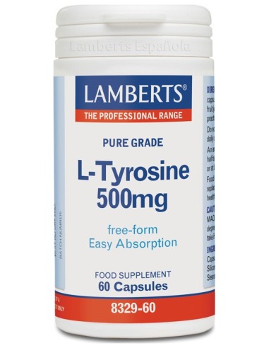 Lamberts Tirosina 500 Mg 60 Cap