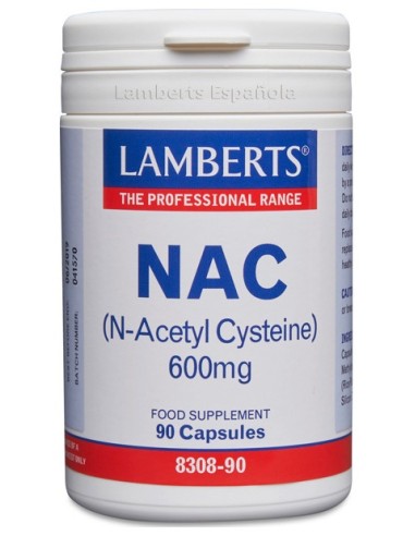 Nac (N-Acetil Cisteina) 600Mg 60 Tabletas