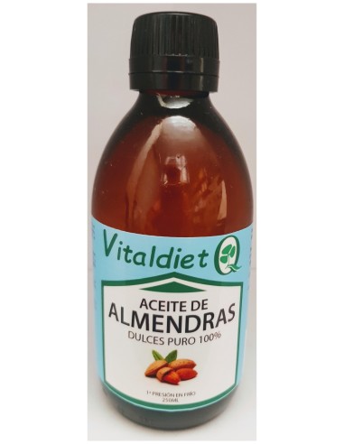 Vitaldiet Aceite Almendras Dulces Puro 100% 250 Ml