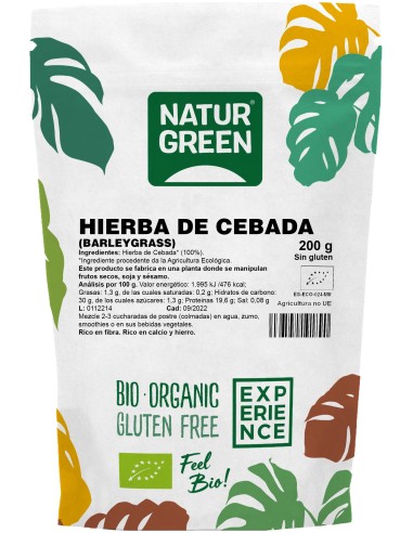 Naturgreen Hierba De Cebada Ecológica 150G