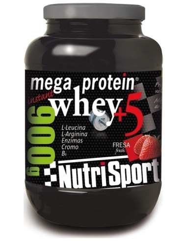 Nutrisport Mega Protein Whey 5 Fresa 900G