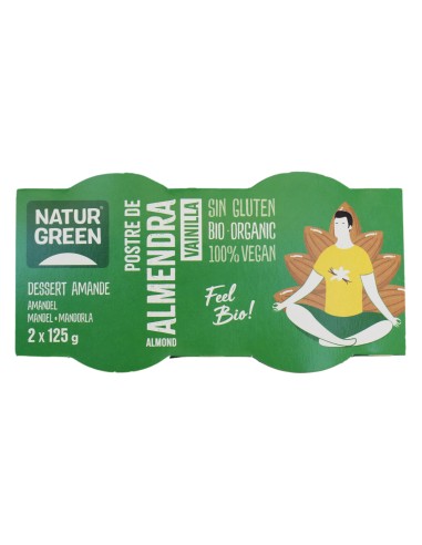 Naturgreen Postre Ecológico De Almendra Y Vainilla (2X125 G)