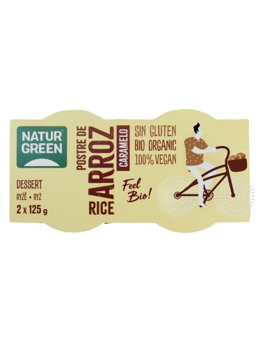 Naturgreen Postre Ecológico De Arroz Con Caramelo (2X125 G)