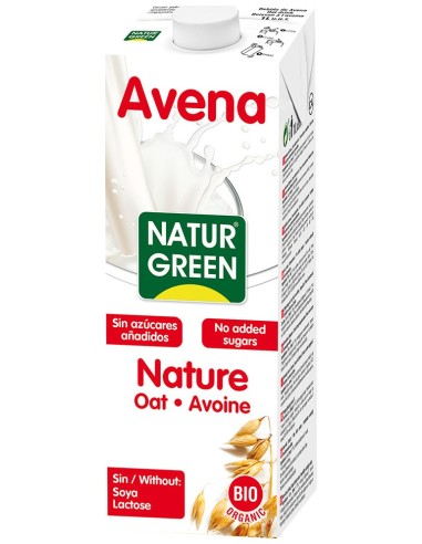 Naturgreen Bebida Ecológica De Avena Natural 1 L