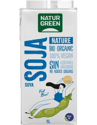 Naturgreen Bebida Ecológica De Soja Natural 1 L