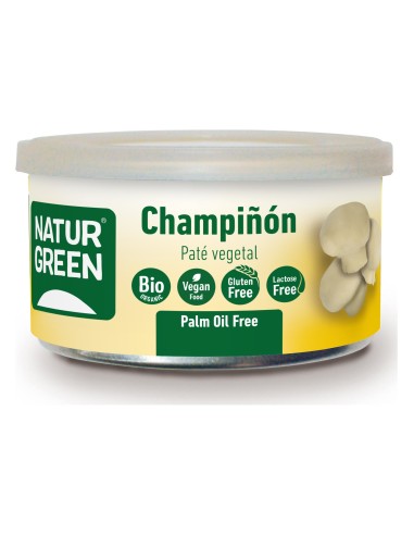 Naturgreen Paté Ecológico De Champiñon 125 G