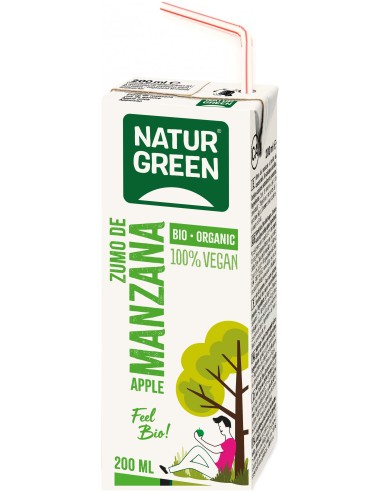 Naturgreen Zumo Ecológico De Manzana 200 Ml