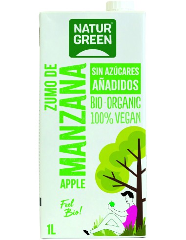 Naturgreen Zumo Ecológico De Manzana 1 L