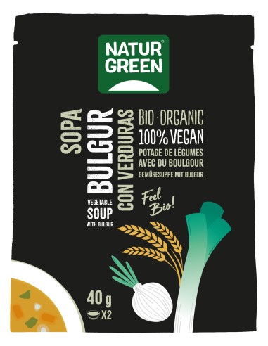 Naturgreen Sopa Ecológica Bulgur Con Verduras 40 G