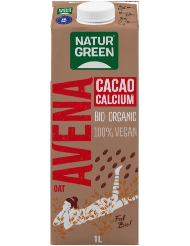 Bebida Avena Cacao Calcio Bio 1 Litro