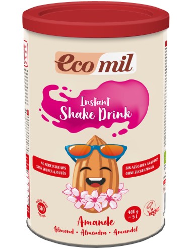 Ecomil Leche Ecológica De Almendra Natural Instantánea 400G